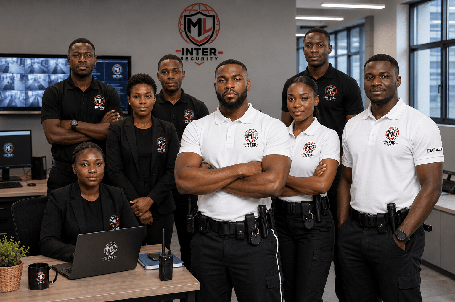L'équipe ML INTER SECURITY en opération